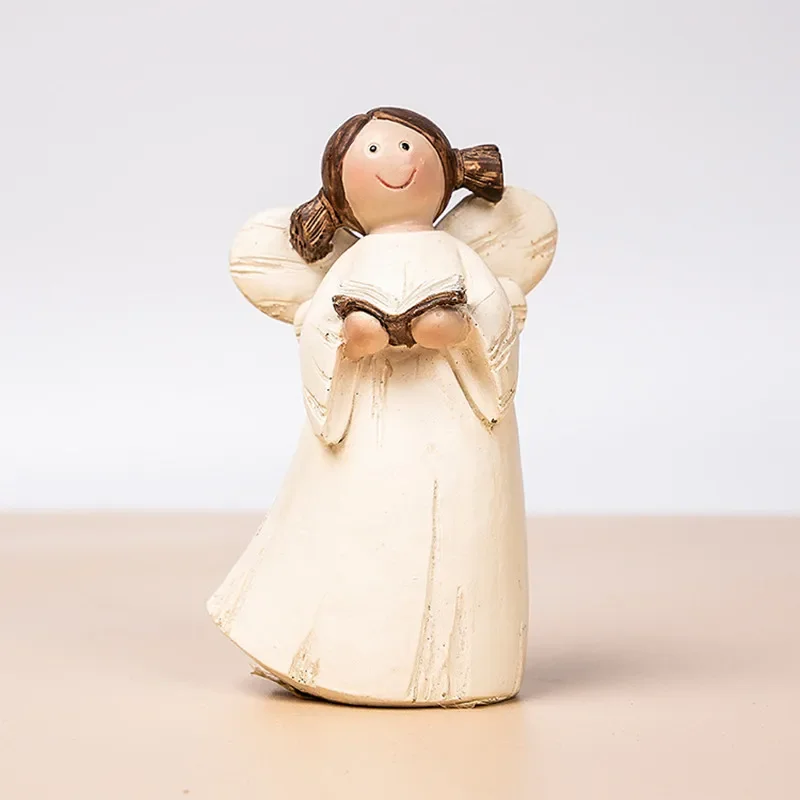 Креативная американская Милая статуя сказочного ангела для девочек подарок на