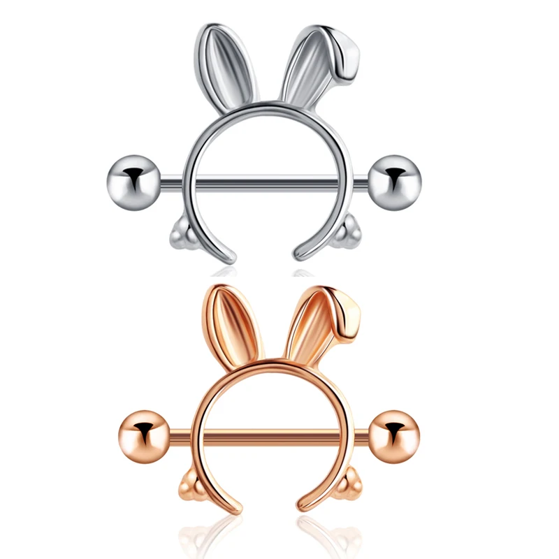 

Stainless Steel Nipple Rings Tongue Ring Piercing Body Jewelry Barbell CZ Heart Shape Rings for Women Girls wholesales