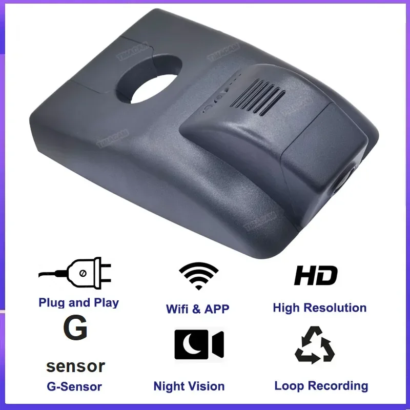 Фото 4K 2160P Wi-Fi передний и задний видеорегистратор для Toyota Rav4 LE XLE XA50 Wildlander Camry Highlander CHR Sienna Corolla IZOA Alphard DVR №2