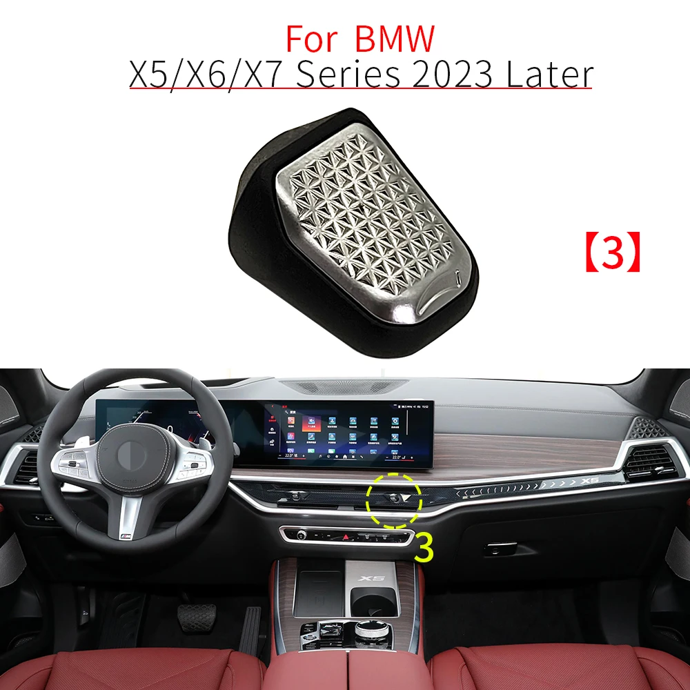 

Для BMW G05 G06 G07 Левая Правая средняя решетка вентиляционного отверстия Кондиционер Ручка выходного отверстия ремонтный аксессуар для BMW X5 X6 X7 2023-2025