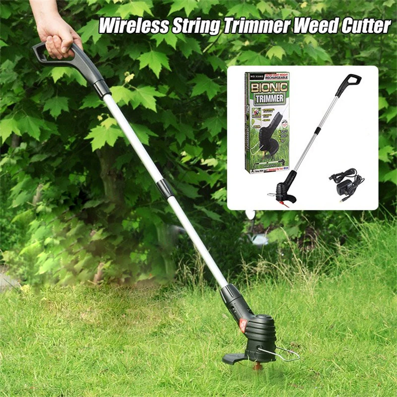 Беспроводной мини-триммер для травы газона |
