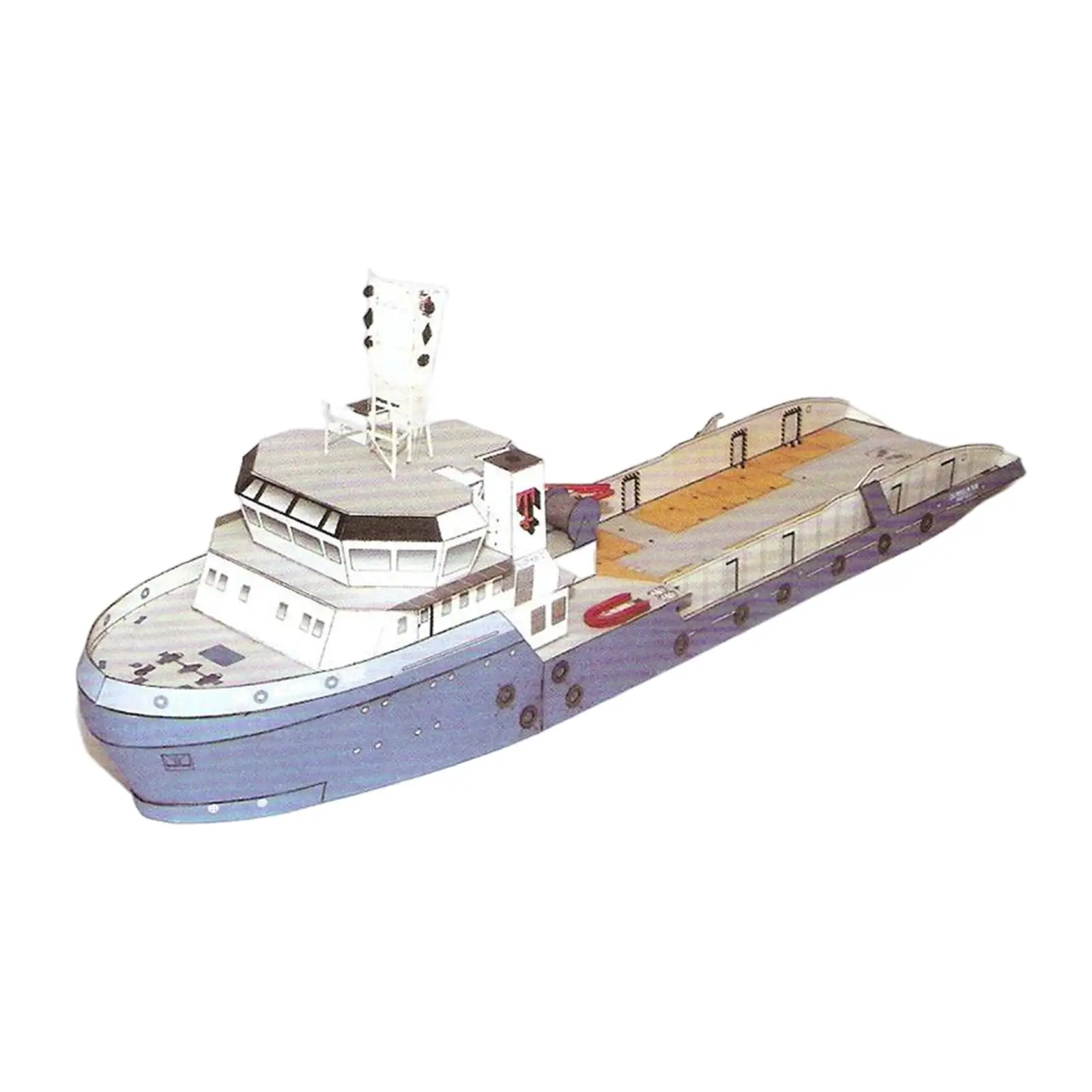 

Boat Puzzle Ornament Paper Craft Simulation DIY Accessory for Adults Kids