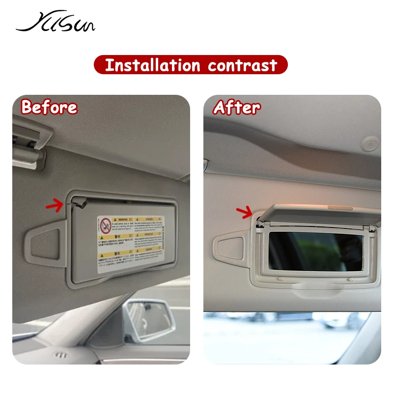 Для Benz W205 W213 W222 Mercedes C E S CLS Class внутренний козырек зеркало для макияжа