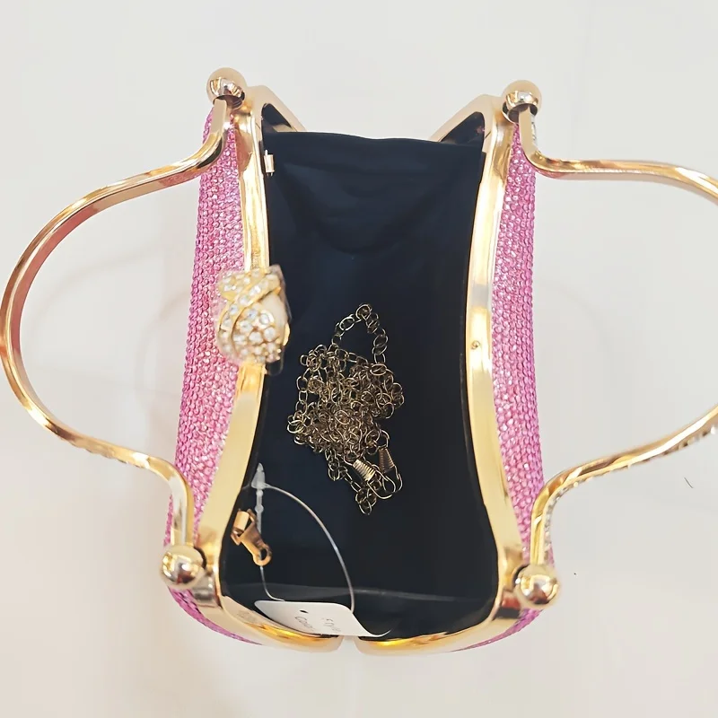 Женские сумки с бриллиантами Женский кошелек-клатч камнями для невесты женские