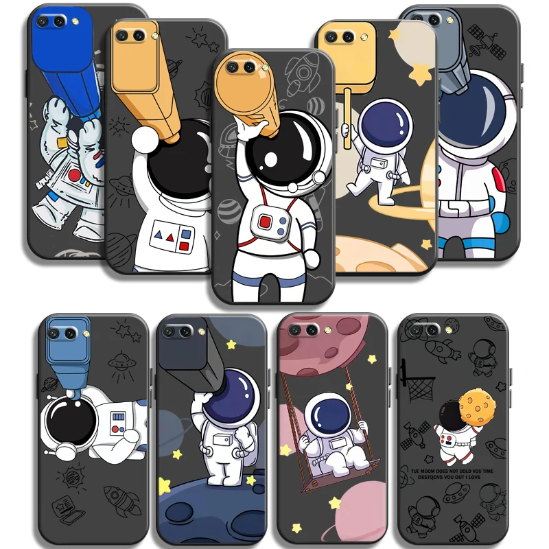 

Astronaut Fashion Phone Cases For Huawei Honor P30 P40 Pro P30 Pro Honor 8X V9 10i 10X Lite 9A 9 10 Lite Funda Carcasa Coque