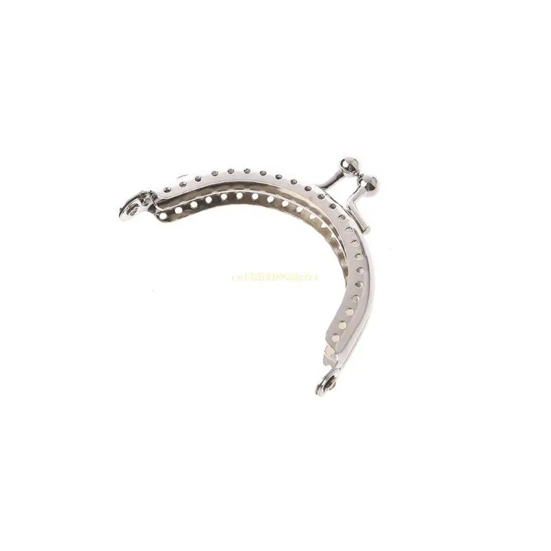 

1PC Metal Frame Kiss Clasp Arch For Clutch Coin Purse Bag Silver Tone 6.5cm Drop Shipping