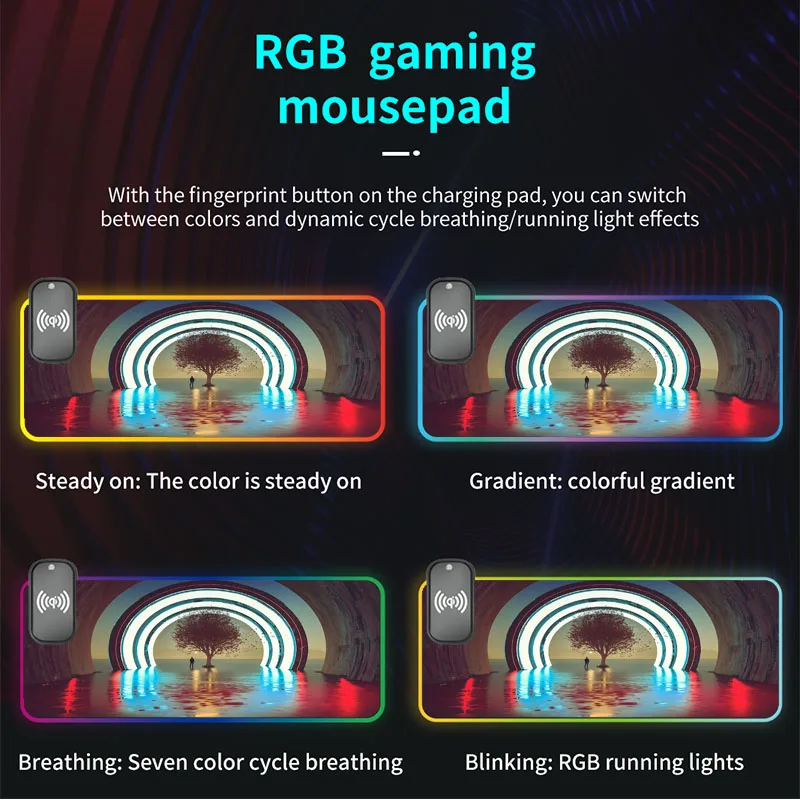 

Manufacturer's direct sales oversize Mousepad keyboard pad office desk pad computer game printable logo rubber anti-skid lock