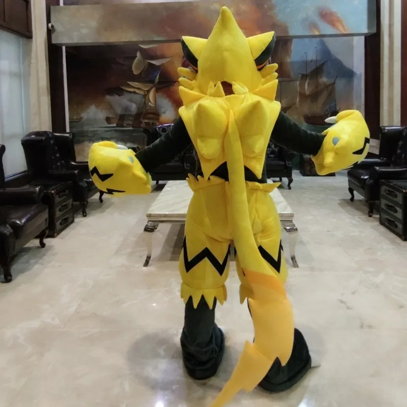 Супер большой размер аниме плюшевая фигурка Zeraora Pokémon костюм набор плюшевых