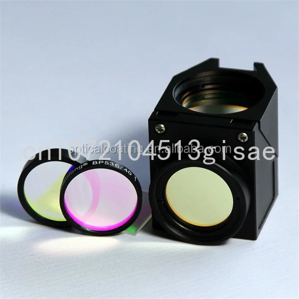 

Fluorescence imaging filter cube dichroic glass cube for fluorescence microscope