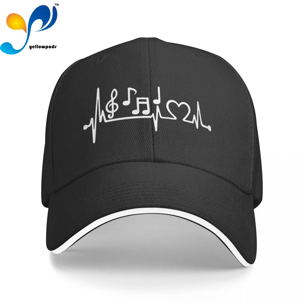 

Nota Musical Trucker Cap Snapback Hat for Men Baseball Mens Hats Caps for Logo