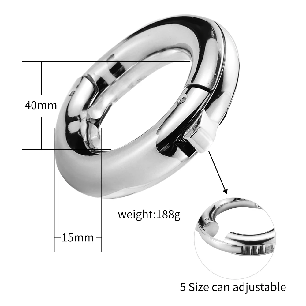 Кольцо на пенис для увеличения пениса металлическое кольцо частные товары