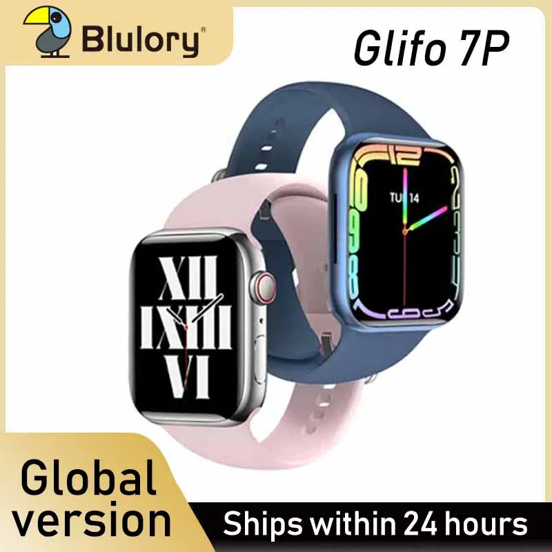 Умные часы Blulory 7 P для мужчин и женщин смарт-часы с Bluetooth вызовами индивидуальными