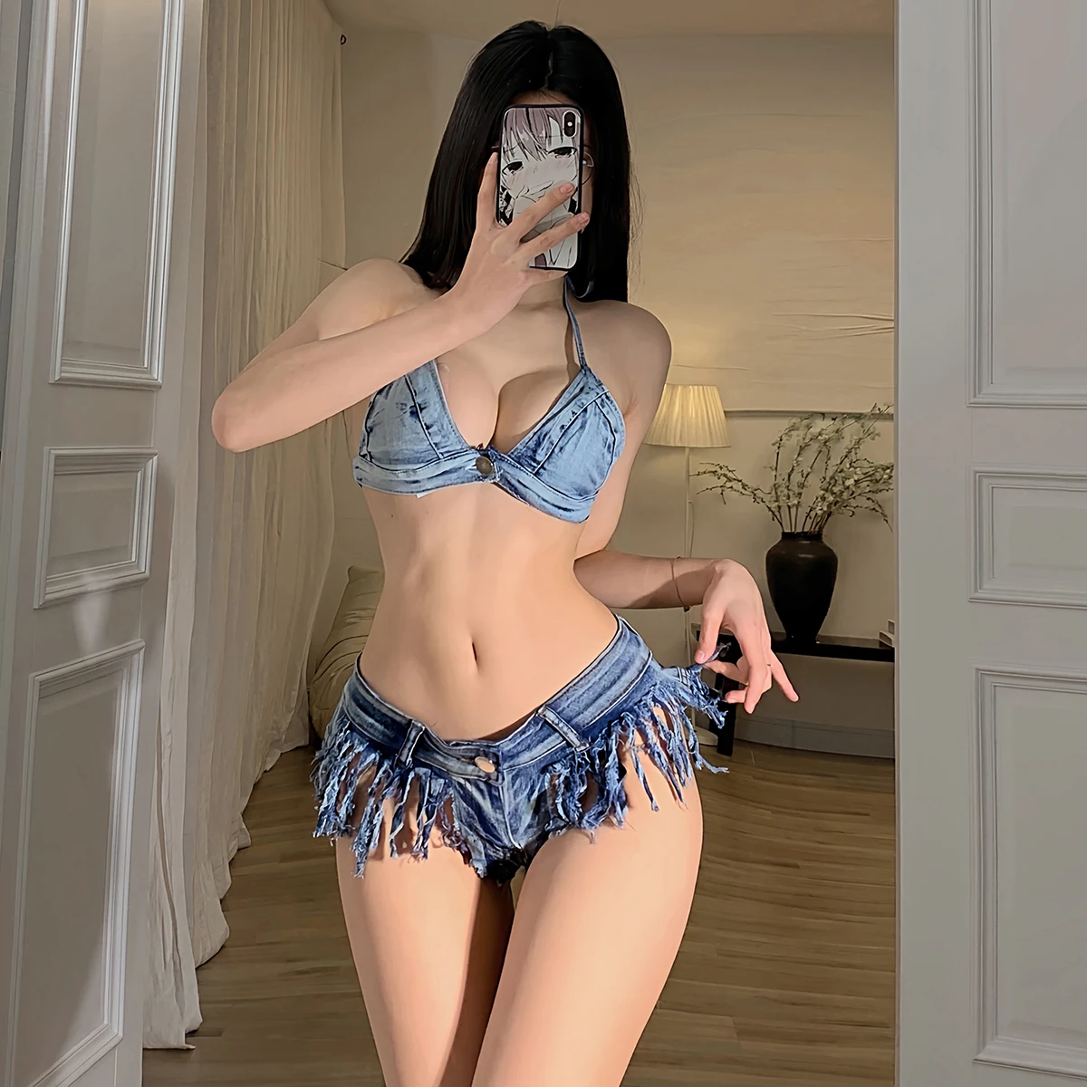 Женский Сексуальный Комплект Костюма Для Танцев На Пилоне С Танцевальным