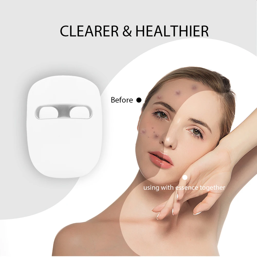 Suyzeko под заказ светодиодный Thearpy маска для красоты лица лечение акне фотона