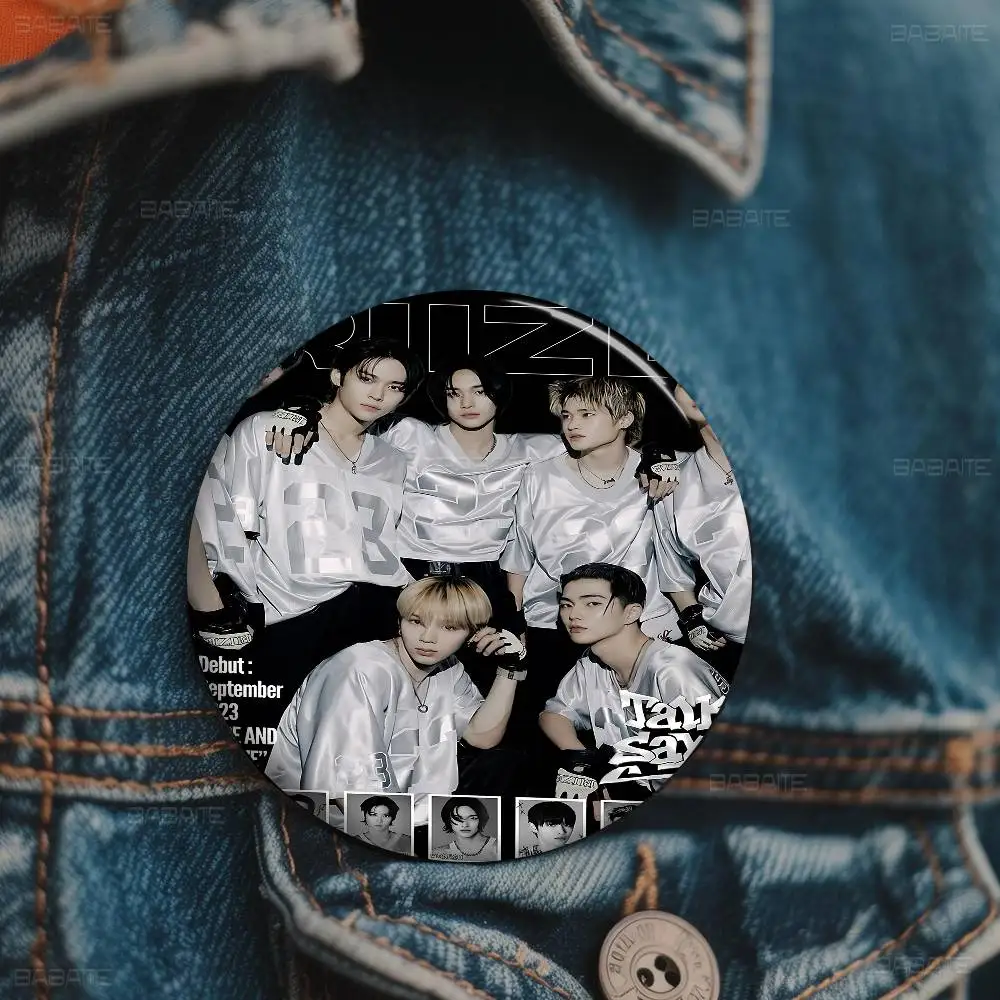 Фото Kpop Band R-RiizeS 32/44/58 мм круглые броши с героями мультфильмов, булавки ручной работы для рюкзака, ювелирные аксессуары, подарки, креативный значок №5