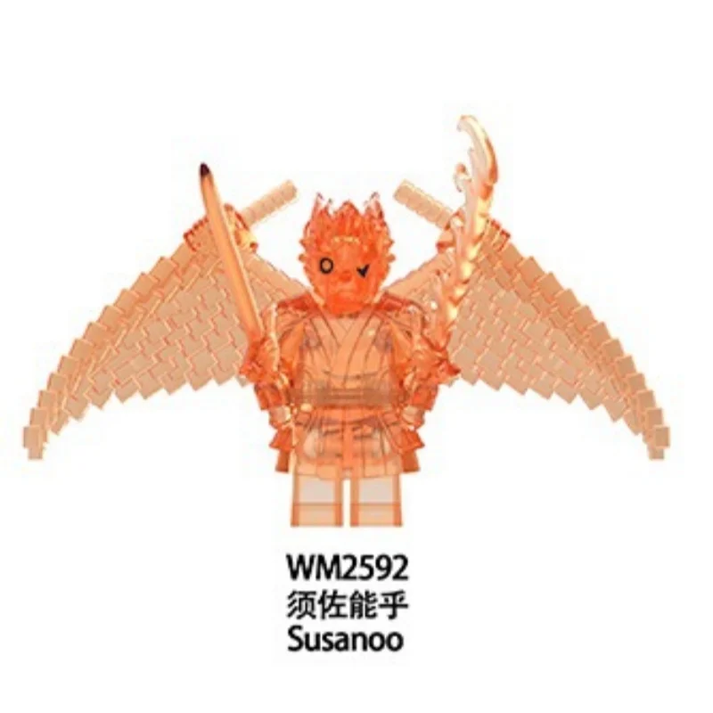 Строительные блоки Наруто Сусаноо WM-блоки WM6167 WM2592 WM2597 аниме мультяшные