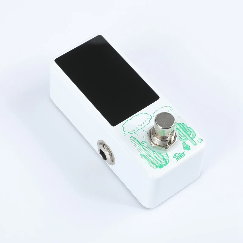 Педаль гитарного тюнера ISET высокоточная хроматическая автоматическая педаль с