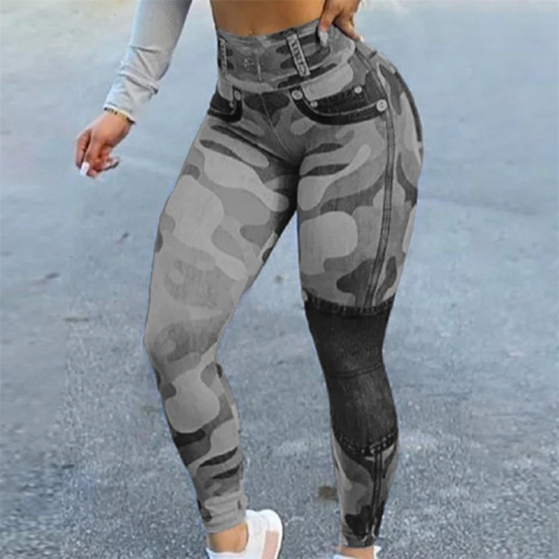 

Camouflage Seamless Leggings Women High Waist Scrunch Butt Booty Gym Wear Femme Sports Leggings Camo Fitness Yoga Pants