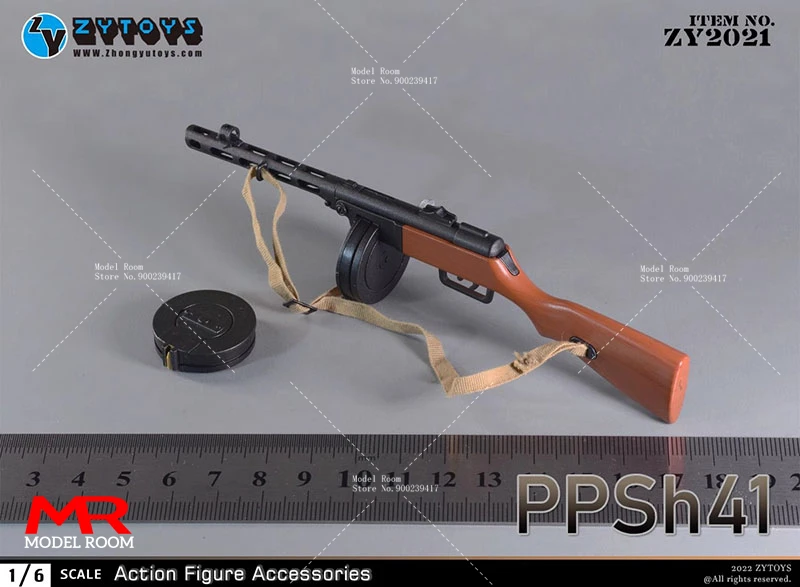 Аксессуары ZYTOYS ZY2021 масштаб 1/6 PPSh41