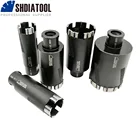 SHDIATOOL 1 шт. лазерная сварка алмазные сухие сверлильные коронки M14 резьбовые Гранитные Мраморные сверла камень Бетон отверстие пила Резак