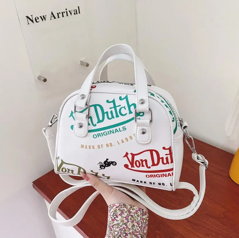 Luxury Handbag Women Designer Ladies Shopping Crossbody Graffiti Purse 2023 New Quality Leather Seashells Shoulder Bag for Women