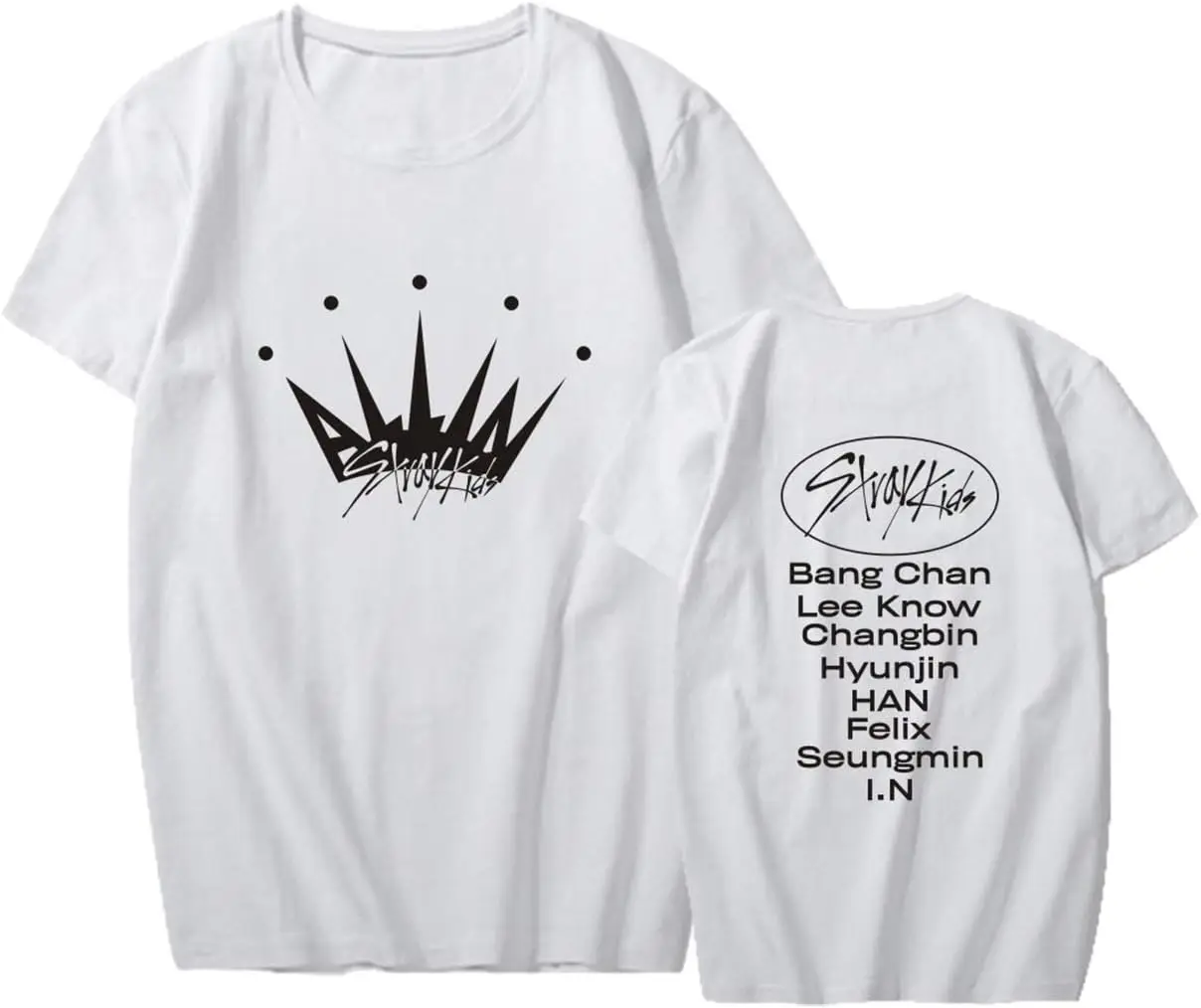 Xkpopfans Kpop Shirts New Album All in Support T-Shirt Bangchan Hyunjin Tee Shirt