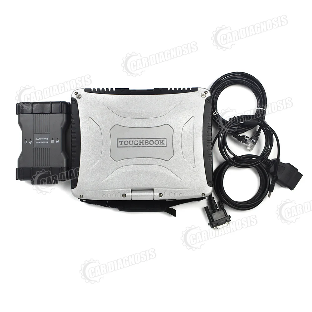 Диагностический мультиплексор MB STAR c6 для Benz MB SD, компактный c6 для Benz, диагностический сканер для автомобилей и грузовиков, инструмент + Thoughbook CF19