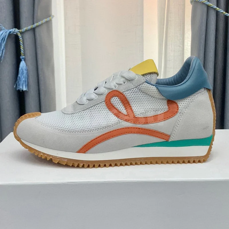 

Туфли унисекс на плоской подошве, с круглым носком и перекрестной шнуровкой, разные цвета