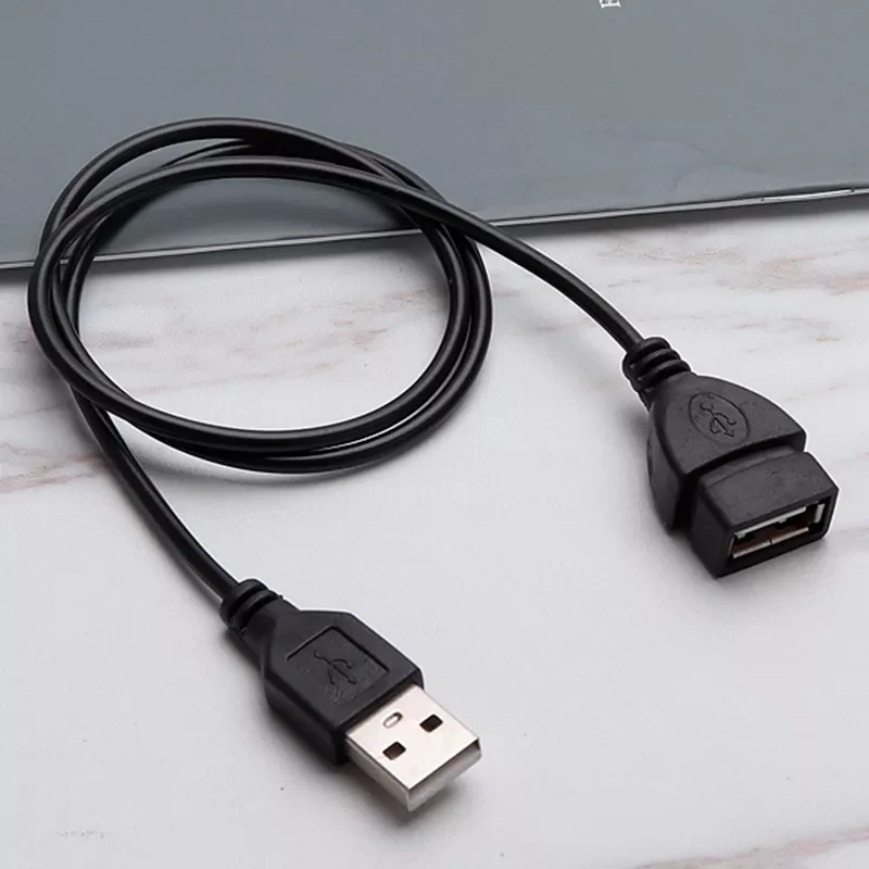 

0.6/1/1.5M USB 2.0 Cable Extender Cord Wire Data Transmission Cables Super Speed Data Extension Cable for Monitor Projector