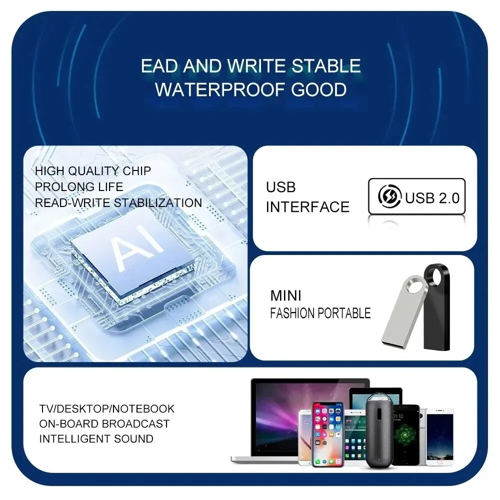 Металлический USB флеш-накопитель 64 ГБ 32