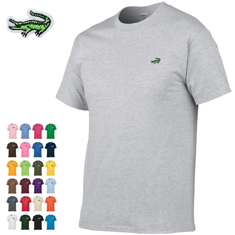 

New Summer 100% Cotton Brand T-Shirt For Men High-quality T-Shirt Fashion Tees Casual Embroidery T-Shirt For Men And Women