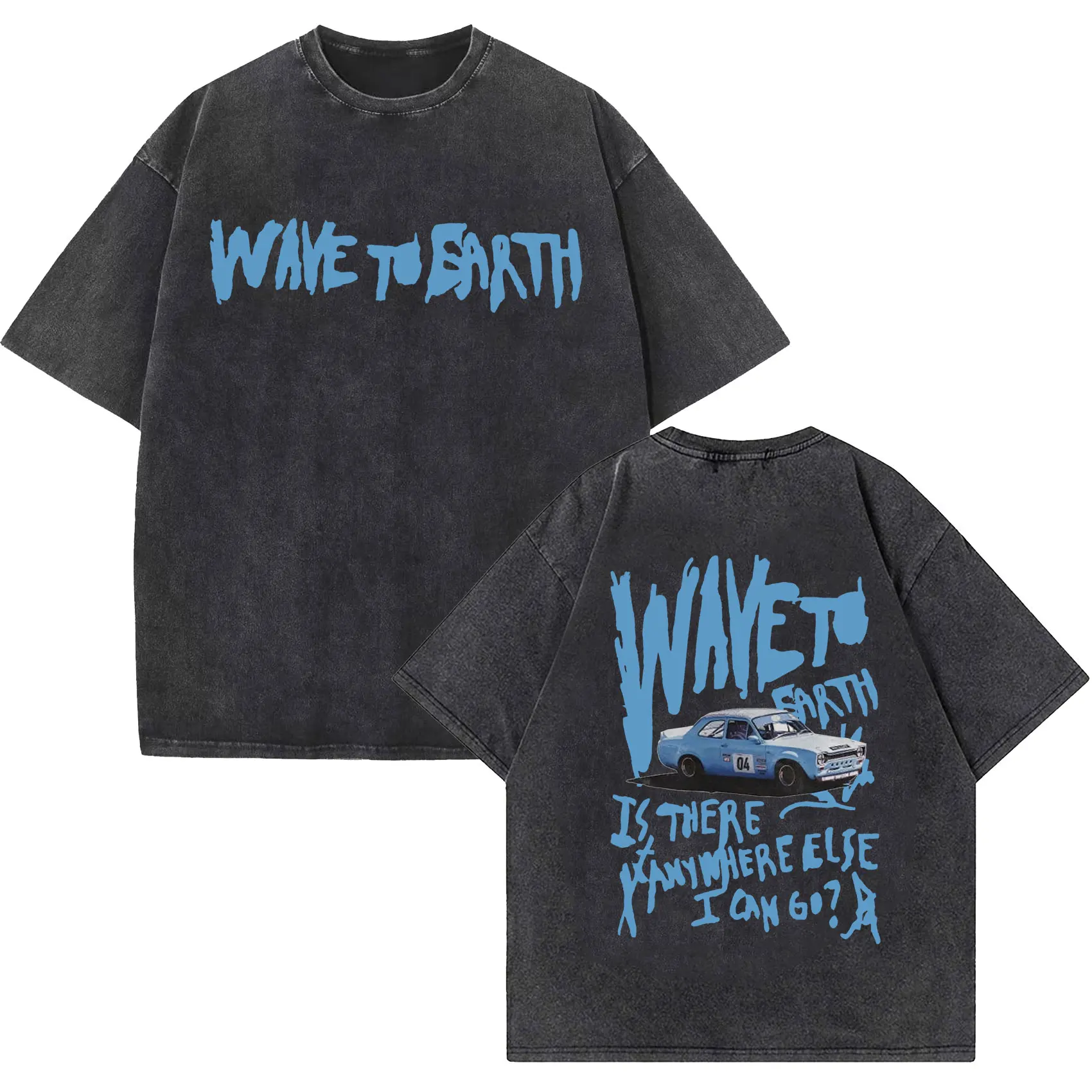 Kpop Band Wave To Earth Tour 2024 винтажные потертые футболки мужская модная футболка в стиле