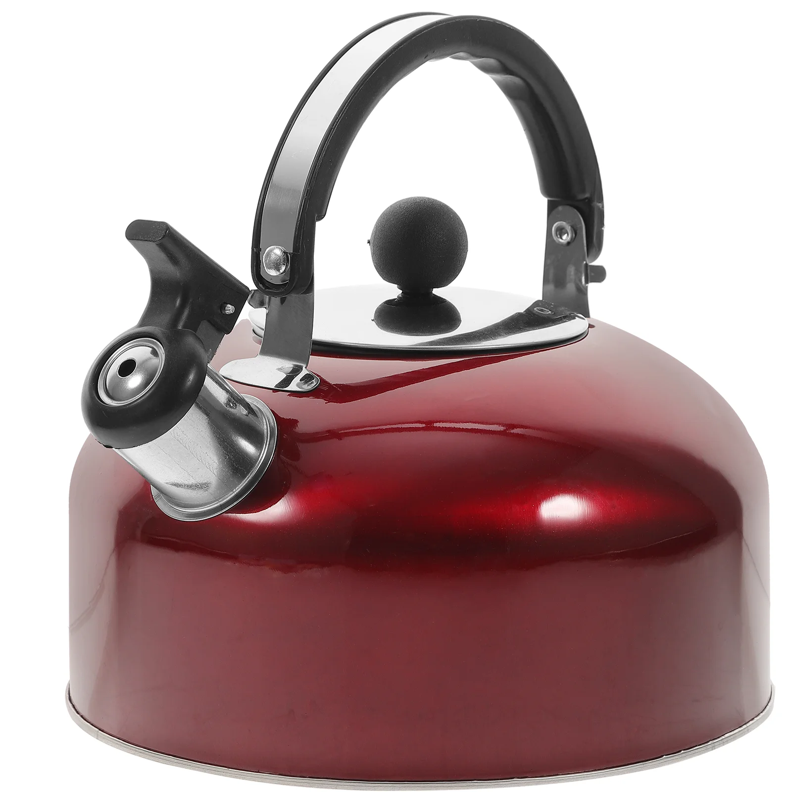 

Buzzing Kettle Food Grade Tea Pot Kitchen Supply Anti-rust Water Red Teapot