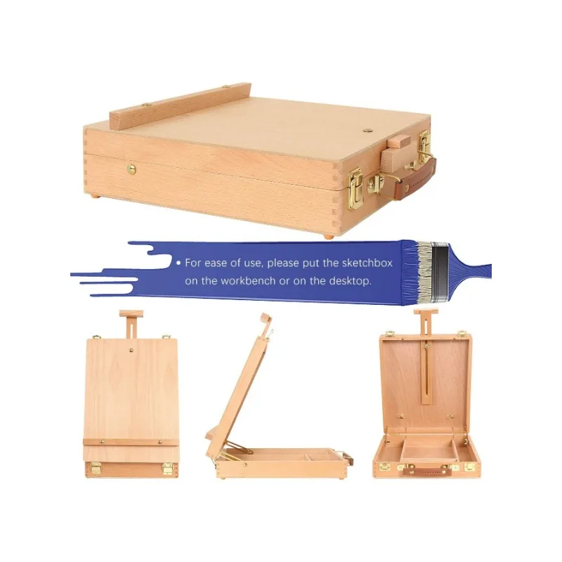 Коробка для художественных принадлежностей мольберт коробка эскизов хранения