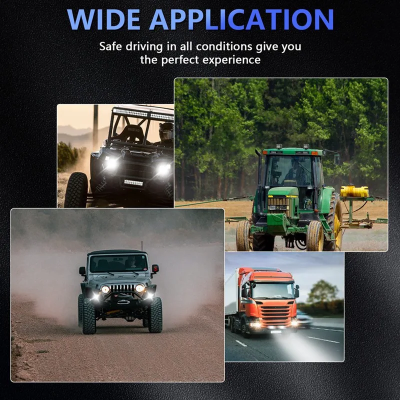 Фонарь для грузовиков 4 дюйма 60 Вт 6000 лм