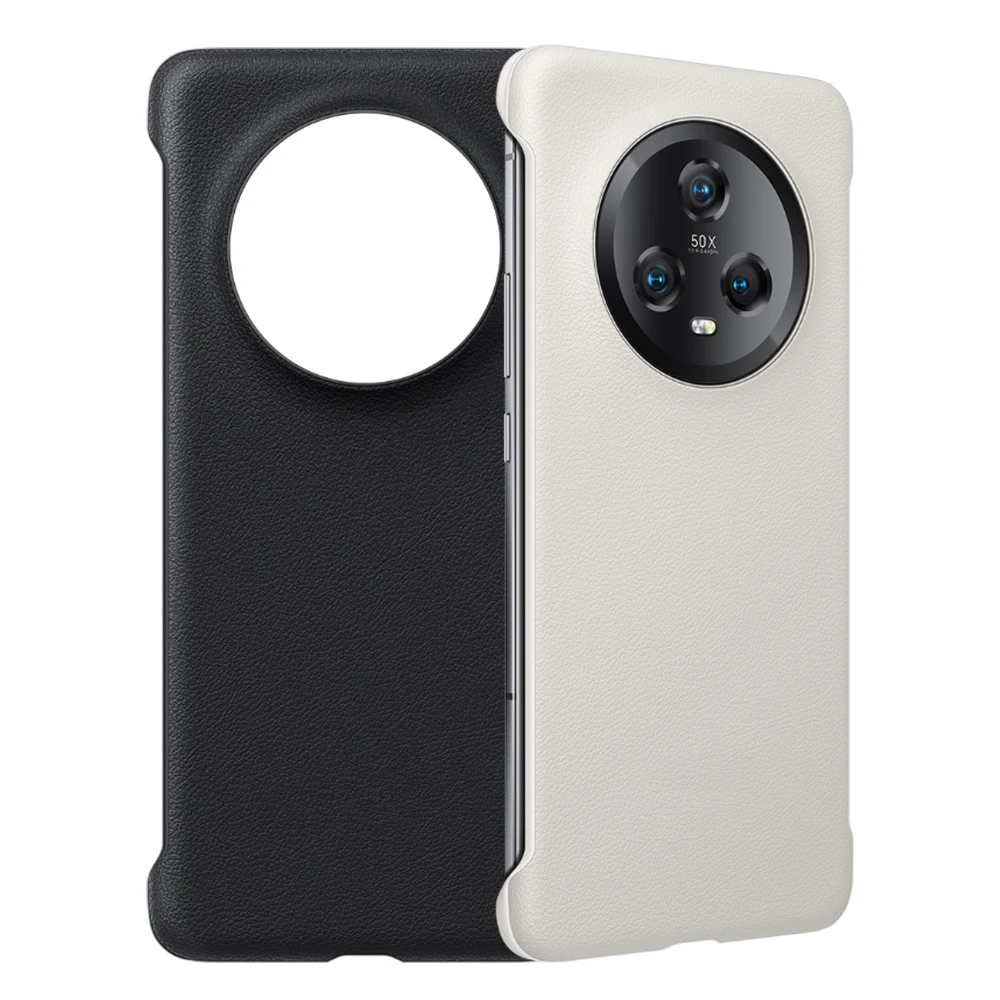 Оригинальный чехол для Huawei Honor Magic 5 Pro из искусственной кожи с перекрестной