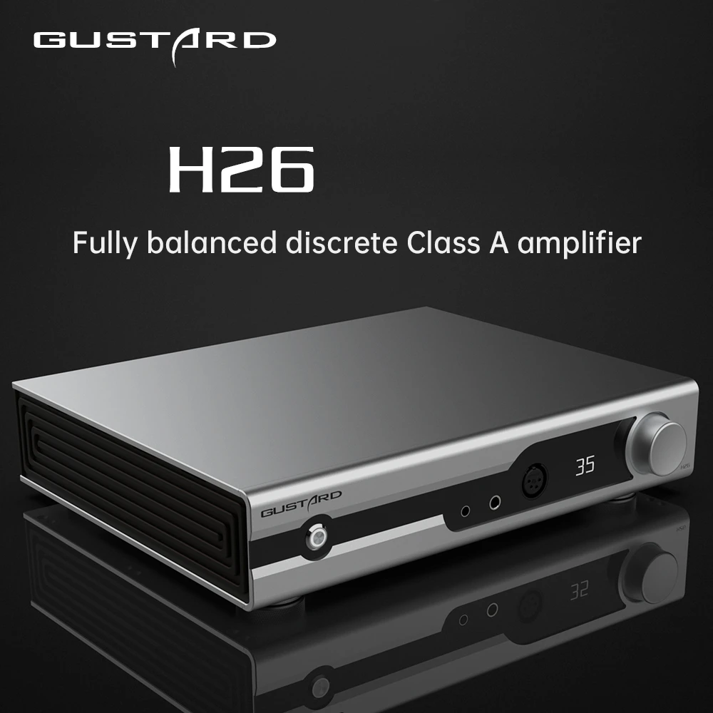 Gustard H26 Усилитель для наушников Аудио предусилитель Полностью балансный