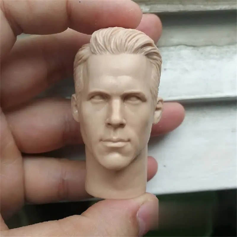 

1/6 Scale Ryan Reynolds Head Sculpt Model For 12 inch Action Figure Dolls Unpainted Head Sculpt No.160
