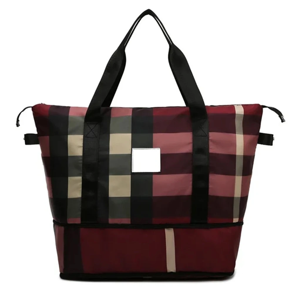 Sports Bag with Shoe Compartment Wet Compartment Fitness Scratch Resistant Multiple Uses Unisex Sports Compartment Fashionable