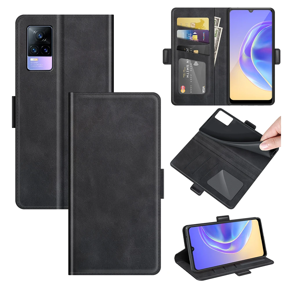 

Book Case For vivo V21E Leather Wallet Flip Cover Stand Card Holder Magnetic Phone Case For vivo Y73 2021 Coque