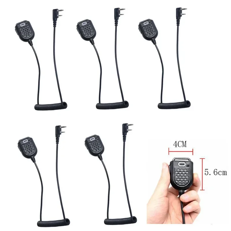 Лот 5 шт. мини-динамик PTT микрофон для BAOFENG UV-5R BF-888s Retevis H777 RT3 TYT PUXING QUSHENG