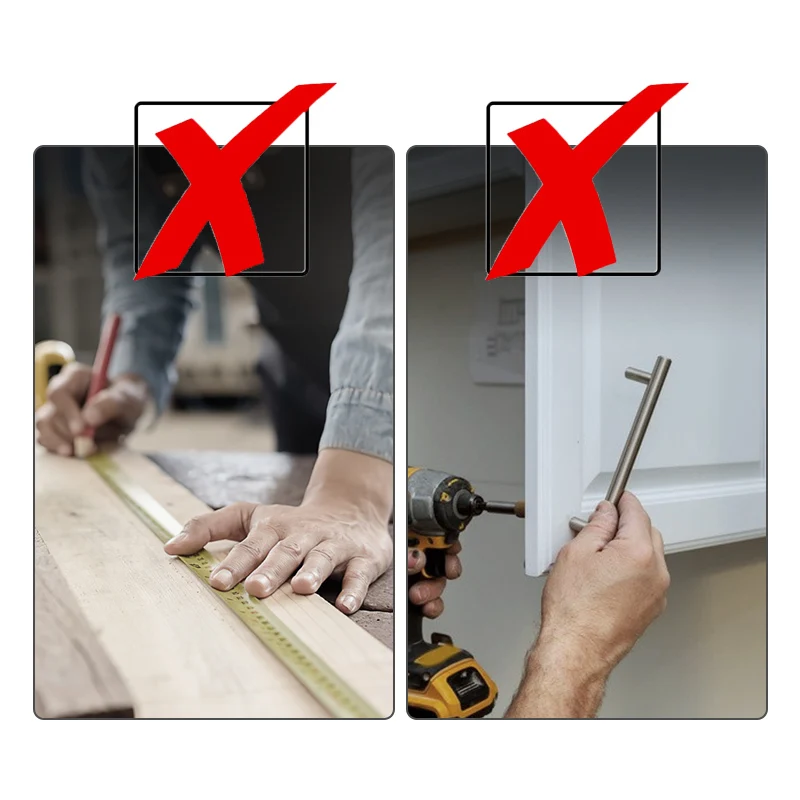 Набор шаблонов для ручки шкафа набор маркировки дверей и ящиков рукоятка