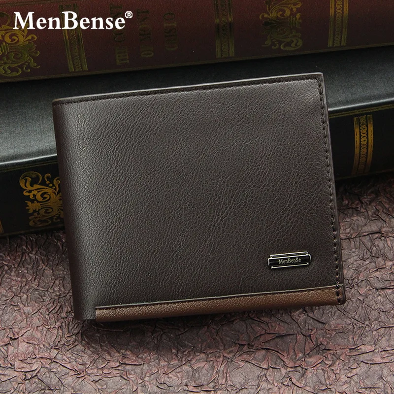 

Men's Leather Business Short Wallets Famous Vintage Direct Shopping Card Holder Coin Change Pocket Money Purse Wallet for Men