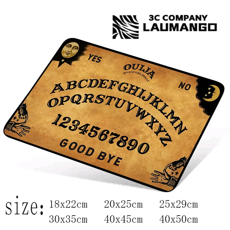 

Cute Mouse Pad Cartoon Ouija Board Kawaii Accessories Rubber Mat Anime Rug PC Gamer Cabinet Mini Computer Deskmat Desk Protector