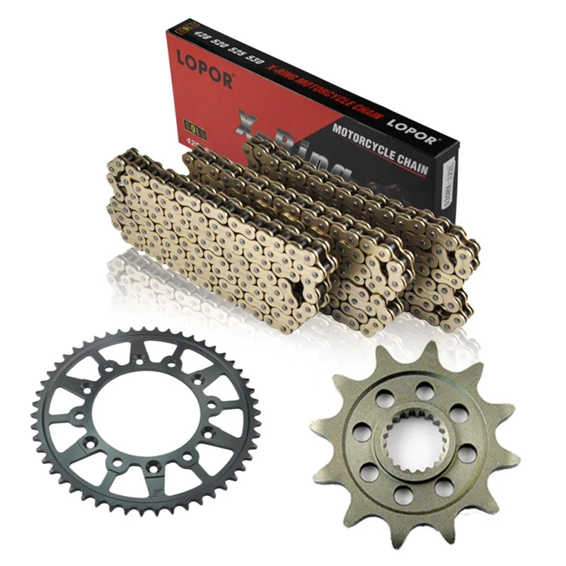 520 комплект передних и задних звездочек цепи X-ring для мотоцикла Honda CR125 1987-2003 CR125RV 1997