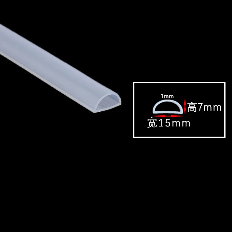 

Силиконовая уплотнительная лента D-образная 1-5 м