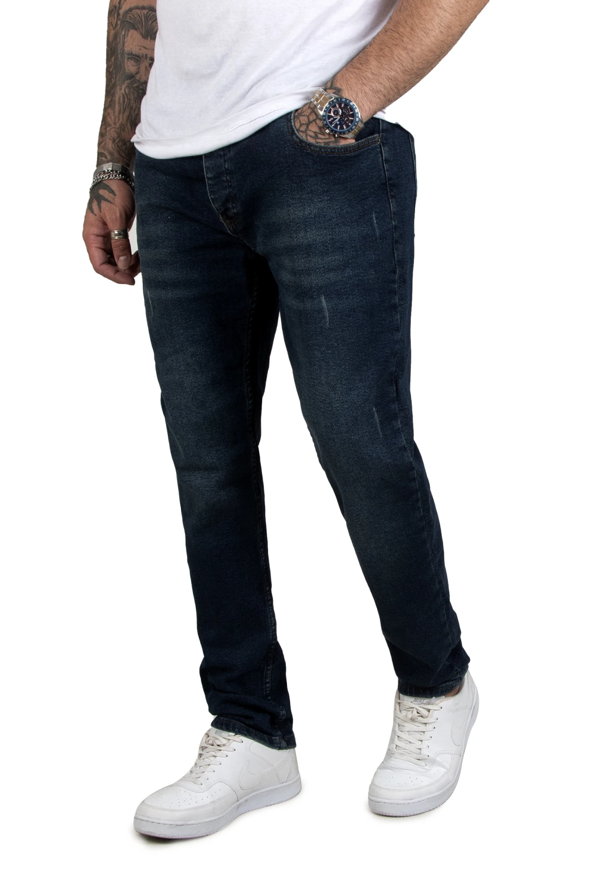 DeepSEA lycra Slim Fit laser men jeans 2001915