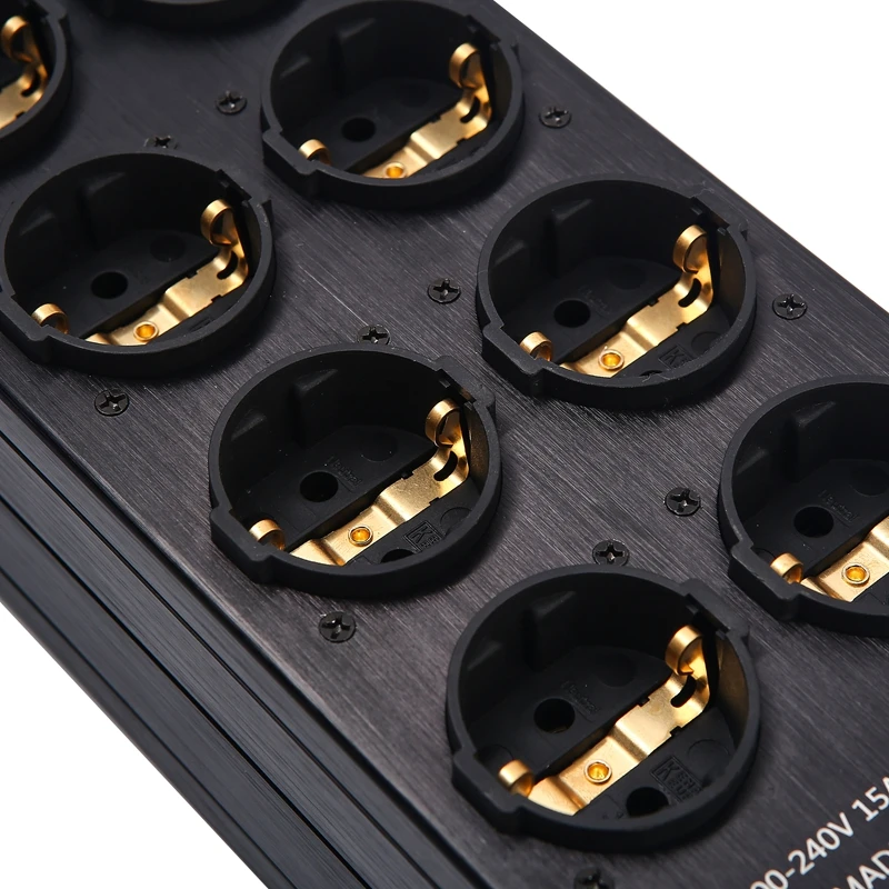 Pawalle Tp80 Power Filter Socket EU, позолоченная розетка из чистой меди с шумоподавлением и защитой от перенапряжения (art.: 3920daebb3629) - 3920daebb3629