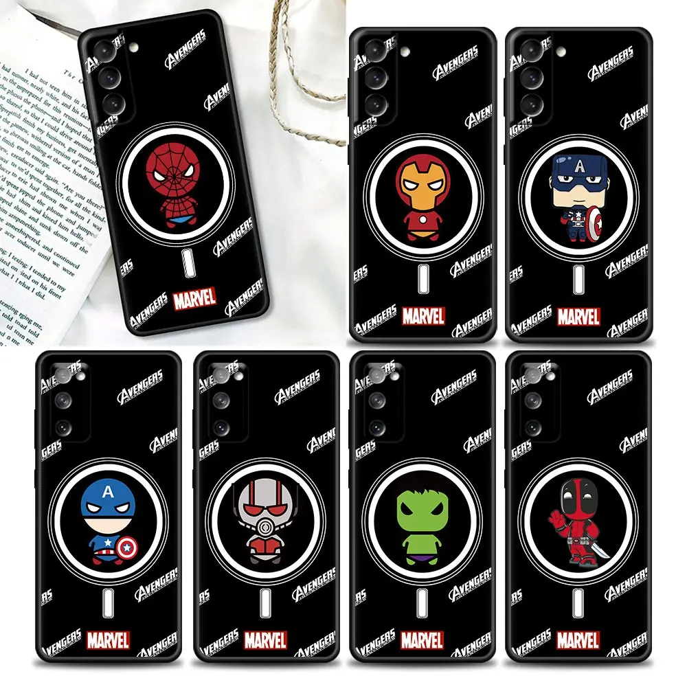 

Marvel Comics Logo Heros Fundas Coque Phone Case for Samsung Galaxy S22 S7 S8 S9 S10e S21 S20 Fe Plus Ultra 5G Cases Funda Capa