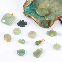 natural stone gem jad e beads charms pendants beads handmade for bracelets necklace diy jewelry components making accessories